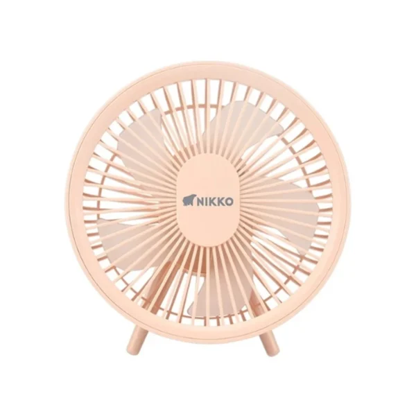 fan-0088 นิกโก้ พัดลมอเนกประสงค์พร้อมโคมไฟ ขนาด 6 นิ้ว (NIKKO Multi-function Fan) ชมพูNK-MFLJQ143P-MF