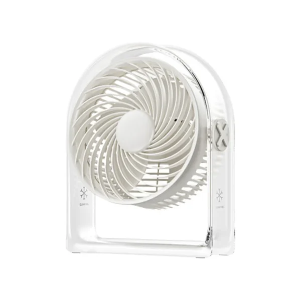 fan-0100 Remax Fan รุ่น RS-ZF01 - พัดลมตั้งโต๊ะ พัดลมพกพา ลมแรง มีแบตเตอรี่ในตัว น้ําหนักเบา ขนาดกะทัดรัด สี ขาว/White