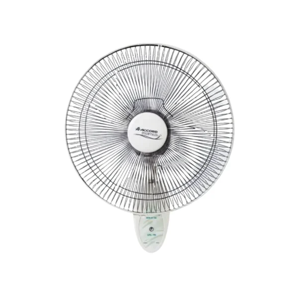 fan-0151 Accord Prevail พัดลมติดผนัง 16 นิ้ว รุ่น AC-16W แบบ2เชือกดึง สีขาว พัดลมติดผนัง พัดลม16นิ้ว พัดลม พัดลมผนัง