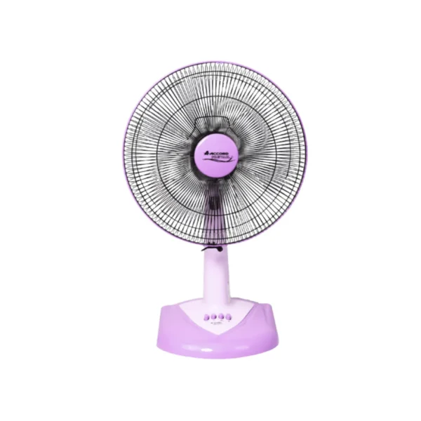 fan-0160 Accord Prevail รุ่น NEW AC-1661 พัดลมตั้งโต๊ะ 16 นิ้ว สีม่วง