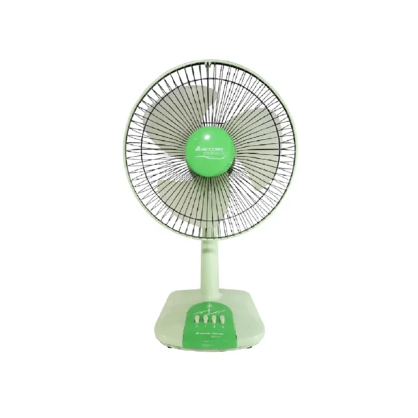 fan-0182 Accord Prevail พัดลมตั้งโต๊ะ AC-202 สีเขียว
