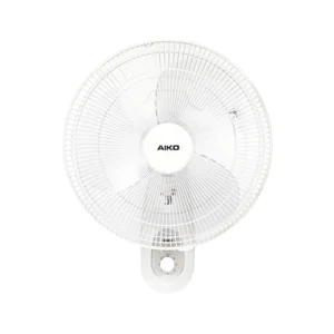 fan-0233 AIKO SM-1635 สีขาว พัดลมติดผนัง 16 นิ้ว ใบพัดใส เชือก 2 เส้น มีเทอร์โมฟิล มอเตอร์ทองแดงแท้