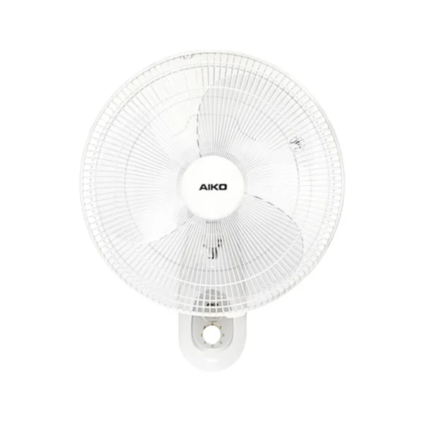 AIKO SM-1635 สีขาว พัดลมติดผนัง 16 นิ้ว ใบพัดใส เชือก 2 เส้น มีเทอร์โมฟิล มอเตอร์ทองแดงแท้