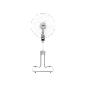 fan-0234 AIKO AK-D401 สีเทา พัดลมสไลด์ 16 นิ้ว ใบพัดพลาสติกใส พัดลมตั้งพื้น พัดลมยึดคอ มีเทอร์โมฟิวส์