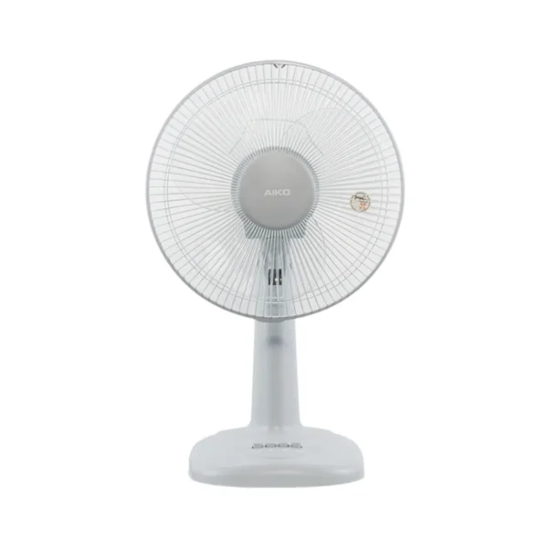 AIKO AK-1299 พัดลมตั้งโต๊ะ 12 นิ้ว สีเทา พาสเทล DESK FAN 12 Gray Pastel