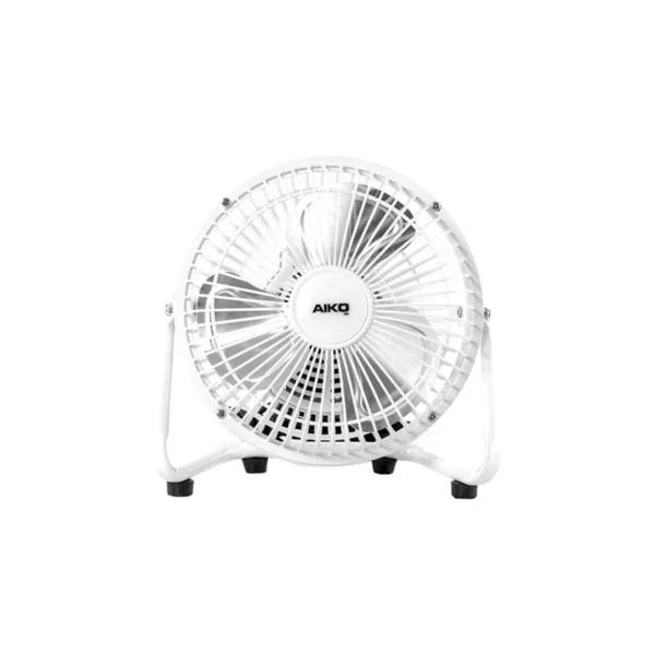fan-0271 AIKO AVF-006 พัดลมตั้งโต๊ะ 6 นิ้ว ใบพัดอลูมิเนียม Mini Turbo พัดลมเล็ก compact size พัดลมเสียบปลั๊ก สีขาว