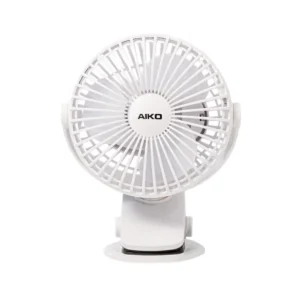 fan-0273 AIKO KN-L2785 สีขาว พัดลมชาร์จไฟ ใบพัด 4 นิ้ว ถอดทําความสะอาดง่าย พัดลมพกพา Type C