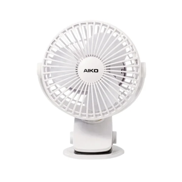 AIKO KN-L2785 สีขาว พัดลมชาร์จไฟ ใบพัด 4 นิ้ว ถอดทําความสะอาดง่าย พัดลมพกพา Type C