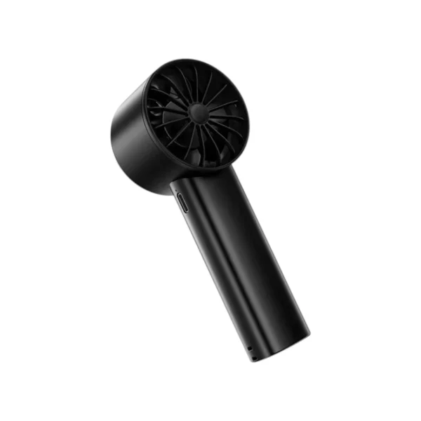 fan-0291 HOCO HX600 Mini Fan พัดลมมือถือแบบพกพา ปรับได้ 3 ระดับ แบตเตอรี่ 1200mAh HOCO HX600 สีดํา