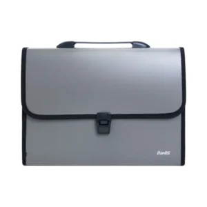 filing-organization-014 Bantex กระเป๋าใส่เอกสาร ขนาดA4 13ช่อง พร้อมหูหิ้วและล็อค สีดํา รุ่น BF1501 1ชิ้น