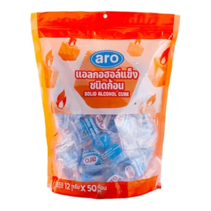 เอโร่ แอลกอฮอล์แข็ง ชนิดก้อน 12 ก. 50 ชิ้น