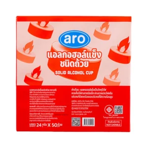 เอโร่ แอลกอฮอล์แข็ง ชนิดถ้วย 24 ก. 50 ถ้วย