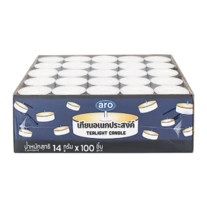 fire-heat-009 เอโร่ เทียนอเนกประสงค์กล่อง 100 ชิ้น