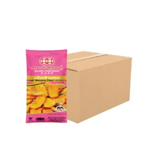flour-0040 เหรียญทองคู่ แป้งกล้วยทอด ขนาด 1 กก. x 10 ถุง (ยกลัง)