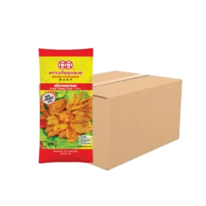 flour-0042 เหรียญทองคู่ แป้งทอดกรอบ สูตรกรอบนาน 1 กก. x 10