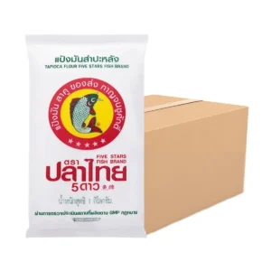 ปลาไทย5ดาว แป้งมันสําปะหลัง 1000 กรัม (จุ20 ถุง)