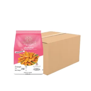 flour-0045 เหรียญทองคู่ แป้งกล้วยทอด ขนาด 250 กรัม x 12 ถุง (ยกลัง)