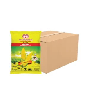 flour-0046 เหรียญทองคู่ แป้งข้าวโพด 500 ก. x 20