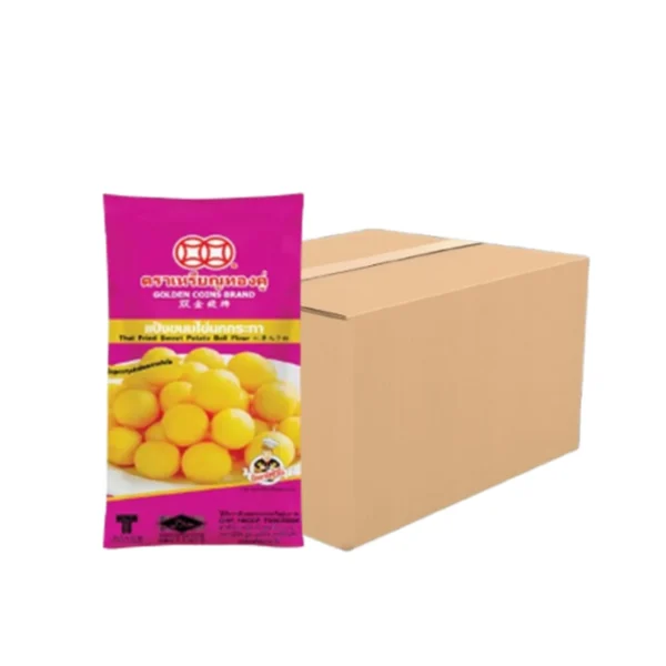 flour-0067 เหรียญทองคู่ แป้งขนมไข่นกกระทา 1 กก. x 10