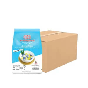 flour-0068 เหรียญทองคู่ แป้งขนมบัวลอย ขนาด 250 กรัม x 12 ถุง (ยกลัง)