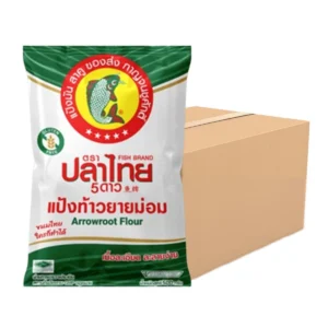 ปลาไทย5ดาว แป้งท้าวยายม่อม 500 กรัม (จุ40ถุง)