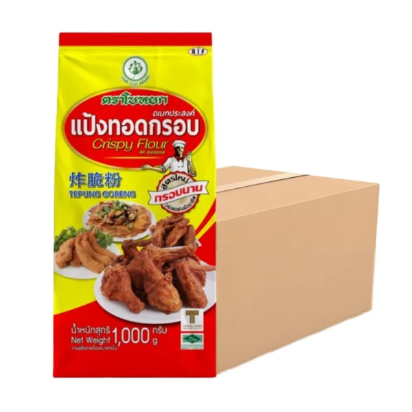 flour-0079 ใบหยก แป้งทอดกรอบอเนกประสงค์ (สูตรใหม่) 10X1 KG.