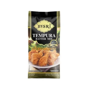 flour-0125 บายศรี แป้งทอดกรอบ 1000 กรัม / BYSRI Tempura Batter Mix 1000 g.