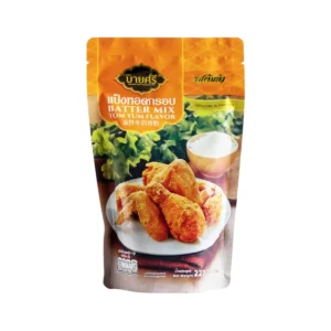 flour-0127 บายศรี แป้งทอดกรอบ รสต้มยํา ซอง 227 กรัม / BYSRI Batter Mix Tom Yum Flavor 227 g.