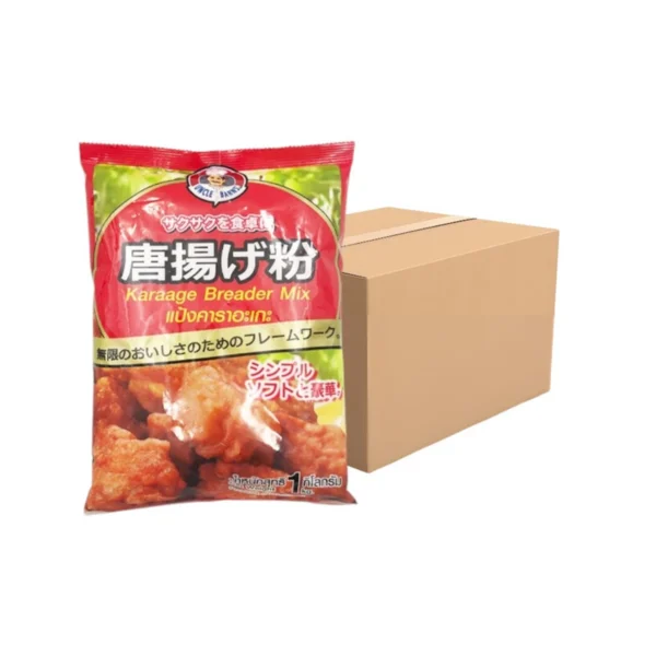 flour-0132 ยกลัง Unclebarns แป้ง คาราอะเกะ คาราเกะ อังเคิลบาร์นส์ ขนาด 1000 กรัม 1 ลัง บรรจุ 10 ซอง