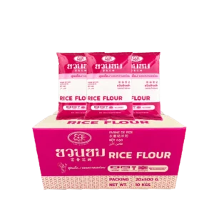 แป้งข้าวเจ้า ตราชวนชม ยกกล่อง Desert Rose Rice flour 500 g. x 20 bags