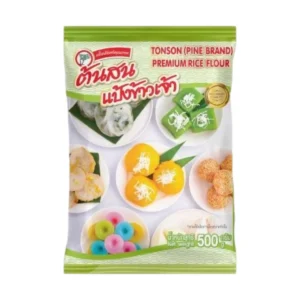 แป้งข้าวเจ้าต้นสน ขนาด 500 กรัม PINE BRAND PREMIUM WHITE RICE FLOUR