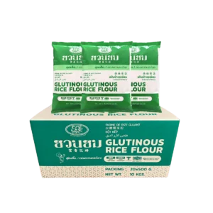 แป้งข้าวเหนียว ตราชวนชม ยกกล่องDesert Rose Glutinous rice flou 500 g x 20 bags