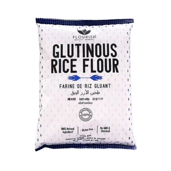 flour-0177 แป้งข้าวเหนียว ตราฟลาวริช 400 กรัมFLOURISH Glutinous rice flour