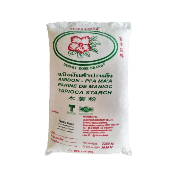 แป้งมันสําปะหลัง ตราชวนชม 30 กก.DESERT ROSE BRAND Tapioca starch