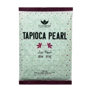 แป้งสาคูเม็ดเล็ก ตราฟลาวริช 400 กรัม FLOURISH Tapioca Pearl สีเขียว