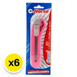 general-office-supplies-014 ตราม้า ใบมีดคัตเตอร์ รุ่น H-404 x 6