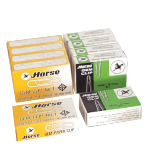 general-office-supplies-029 ตราม้า ลวดเสียบกระดาษ เบอร์ 1 10 กล่อง คละแบบ