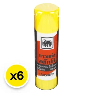 general-office-supplies-038 ตราช้าง กาวแท่ง 22 กรัม x 6 แท่ง