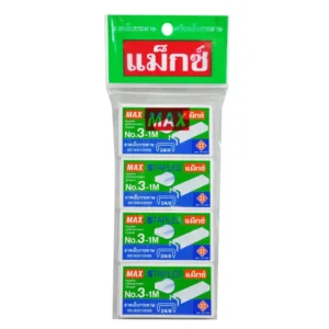 general-office-supplies-055 แม็กซ์ ลวดเย็บกระดาษ เบอร์ 3-1M แพ็ค 4 กล่อง