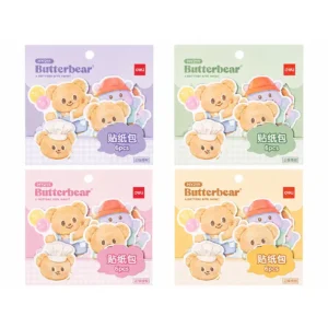 general-office-supplies-061 #BUTTER BEAR สติ๊กเกอร์ คละสี 1X1