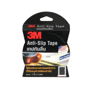 general-office-supplies-118 3เอ็ม เทปกันลื่น สําหรับติดพื้นผิวของพื้น เพื่อป้องกันการลื่นขณะเดิน ขนาด 2 นิ้ว 9 ม. สีดํา