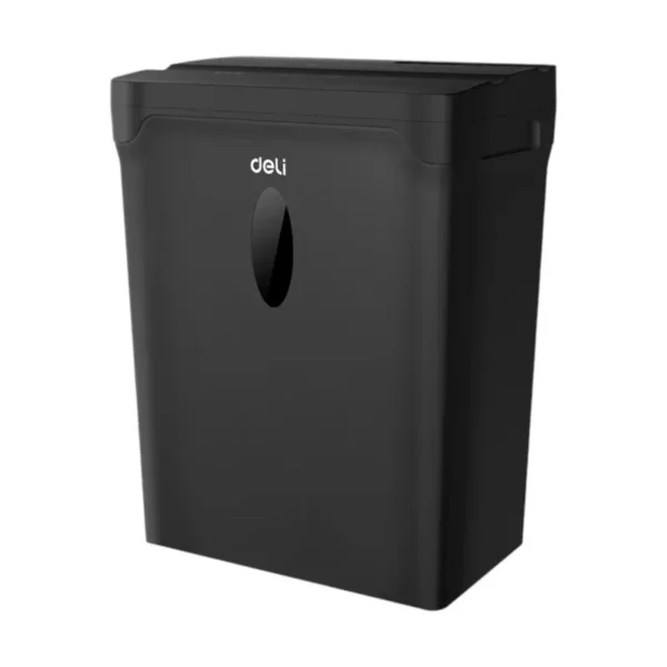 Deli เครื่องทําลายเอกสาร 10ลิตร 5แผ่น/ครั้ง สีดํา รุ่น ET015 1เครื่อง