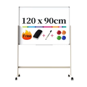 general-office-supplies-175 Deli กระดานไวท์บอร์ดแม่เหล็ก สีเหลือง ขนาด 90×120cm รุ่น EV164-B 1ชิ้น