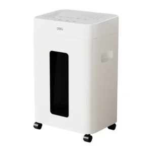 general-office-supplies-178 Deli เครื่องทําลายเอกสาร 23ลิตร 8แผ่น/ครั้ง สีขาว รุ่น ET058 1เครื่อง