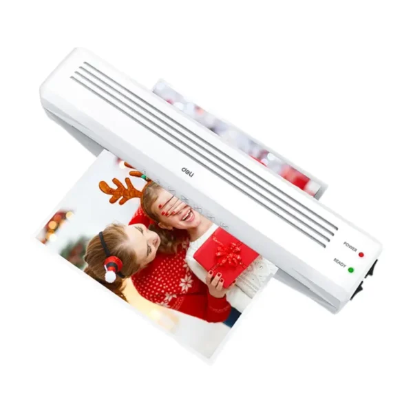 Deli เครื่องเคลือบ A3 260 มม./นาที 80-125 ไมโครเมตร สีขาว รุ่น E14379 1ชิ้น