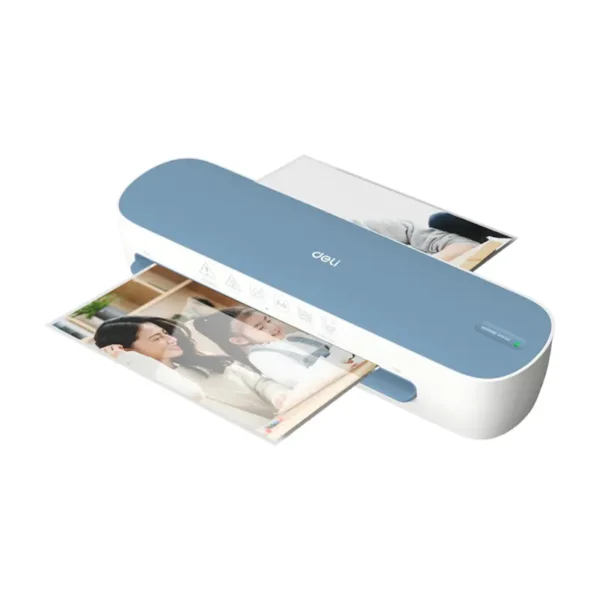 Deli เครื่องเคลือบ A4 A5 300 มม./นาที 80-125 ไมโครเมตร สีฟ้า รุ่น ET111 1ชิ้น
