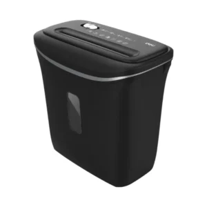 Deli เครื่องทําลายเอกสาร 12ลิตร 6แผ่น/ครั้ง สีดํา รุ่น E9945 1เครื่อง