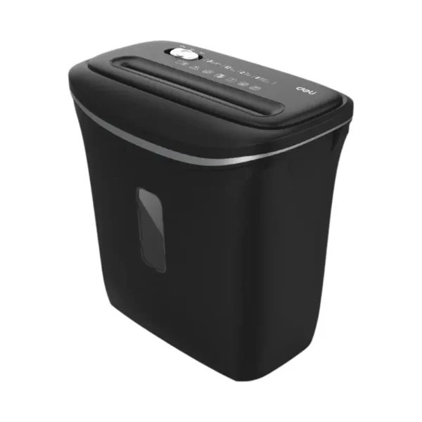 Deli เครื่องทําลายเอกสาร 12ลิตร 6แผ่น/ครั้ง สีดํา รุ่น E9945 1เครื่อง