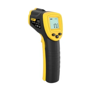 Deli ปืนวัดอุณหภูมิ เครื่องวัดอุณหภูมิอินฟราเรด เลเซอร์วัดอุณหภูมิ เร็ว Infrared Thermometer