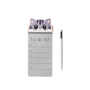 Deli ไวท์บอร์ดแม่เหล็กพกพา ลายแมว รุ่น MQ166